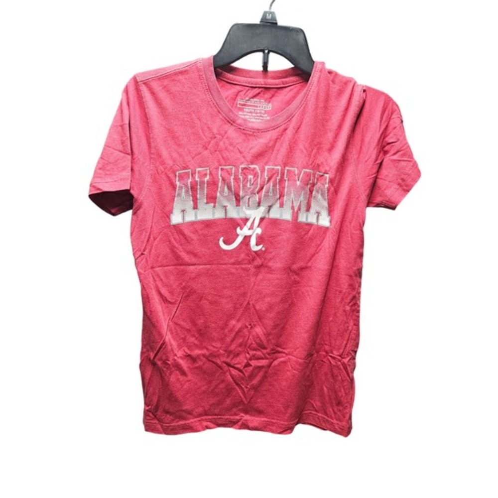 Alabama Crimson Tide Youth Large T-Shirt Red Short Sleeve NCAA Football‎